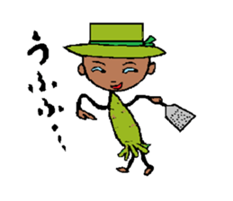 Carefree vegetables doll and fruit doll. sticker #2958870