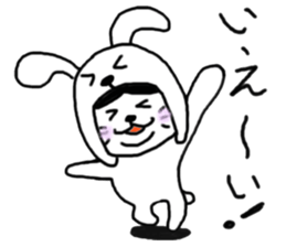 Cat who wanted to be a dog sticker #2959379