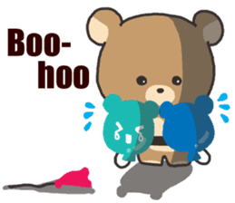 A bear and balloon sticker #2959908