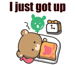 A bear and balloon sticker #2959909