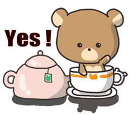 A bear and balloon sticker #2959911