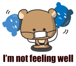 A bear and balloon sticker #2959912