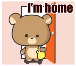 A bear and balloon sticker #2959915