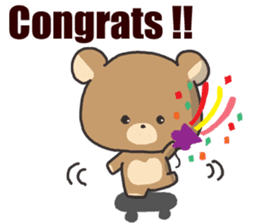 A bear and balloon sticker #2959918