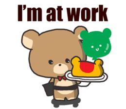 A bear and balloon sticker #2959919