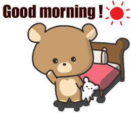 A bear and balloon sticker #2959926