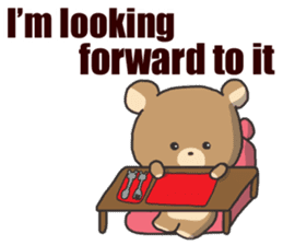 A bear and balloon sticker #2959928