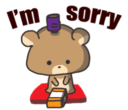 A bear and balloon sticker #2959930