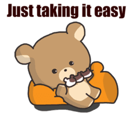 A bear and balloon sticker #2959931