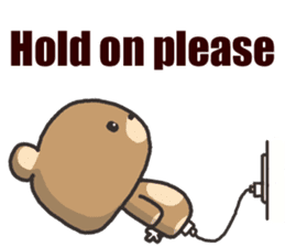 A bear and balloon sticker #2959932