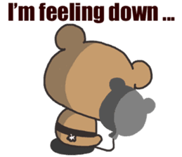 A bear and balloon sticker #2959934