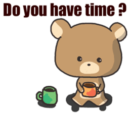 A bear and balloon sticker #2959935