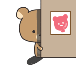 A bear and balloon sticker #2959937