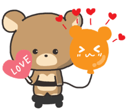 A bear and balloon sticker #2959938