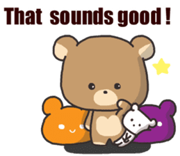 A bear and balloon sticker #2959940