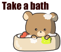 A bear and balloon sticker #2959944