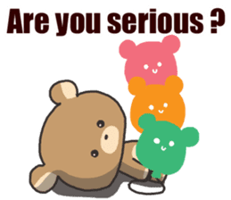 A bear and balloon sticker #2959946