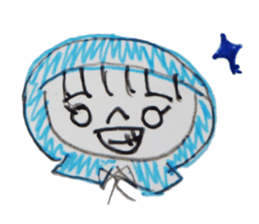 a vailed girl sticker #2960988