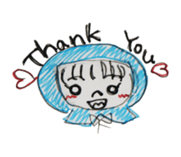 a vailed girl sticker #2960992