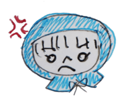 a vailed girl sticker #2960993