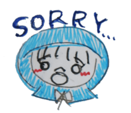 a vailed girl sticker #2960995