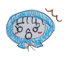 a vailed girl sticker #2960997