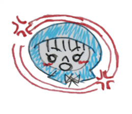 a vailed girl sticker #2961007