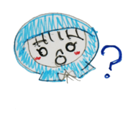 a vailed girl sticker #2961012