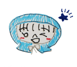 a vailed girl sticker #2961017