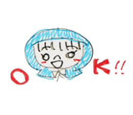 a vailed girl sticker #2961018