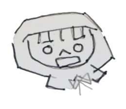 a vailed girl sticker #2961022