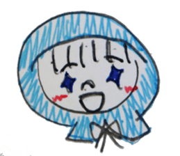 a vailed girl sticker #2961023