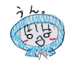 a vailed girl sticker #2961024