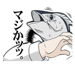 merman & sassy woman & taciturn man sticker #2961393