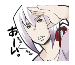 merman & sassy woman & taciturn man sticker #2961395