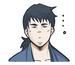 merman & sassy woman & taciturn man sticker #2961396