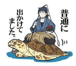 merman & sassy woman & taciturn man sticker #2961397