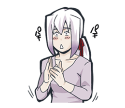 merman & sassy woman & taciturn man sticker #2961411