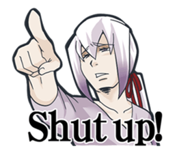 merman & sassy woman & taciturn man sticker #2961415