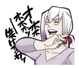 merman & sassy woman & taciturn man sticker #2961419