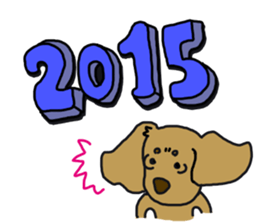 Dachshund AMEKO Part5. sticker #2961472