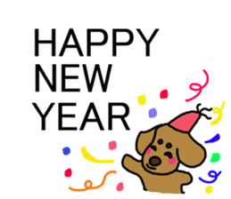 Dachshund AMEKO Part5. sticker #2961473