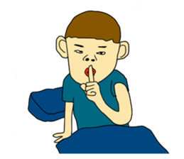 cute bad boy sticker #2961689