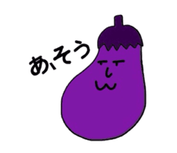 Sticker of Eggplant sticker #2961934
