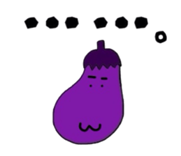 Sticker of Eggplant sticker #2961943