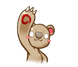 The bear is flying at own pace. sticker #2961995