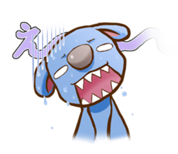 The bear is flying at own pace. sticker #2961999