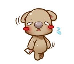 The bear is flying at own pace. sticker #2962006