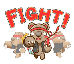 The bear is flying at own pace. sticker #2962024