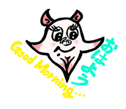 So cute ! JAPANESE PANCAKE DEVILFISH!! sticker #2962267